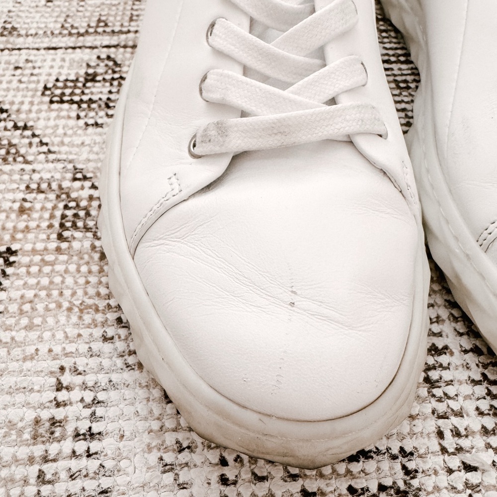 Jimmy Choo Diamond Light/F Leather Low-Top Trainers - Picture 13 of 16